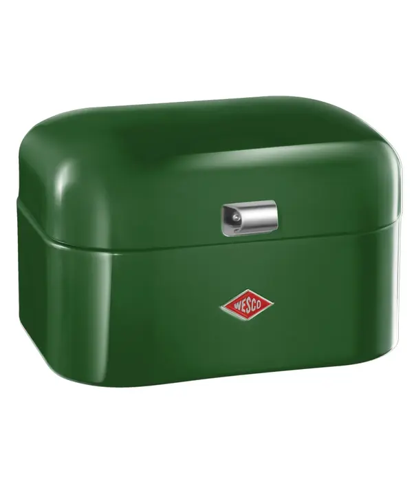 Wesco Boîte à pain WESCO Single Grandy® vert foncé – boîte à pain compacte pour petites cuisines avec trous d'aération