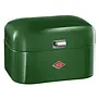 WESCO Single Grandy® broodtrommel donker groen – compacte broodbox voor kleine keukens met ventilatiegaten