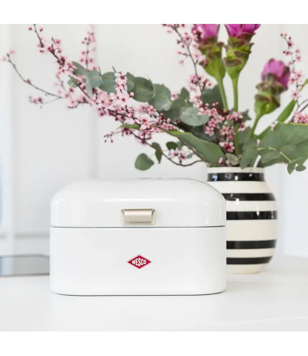 Wesco Boîte à pain WESCO Single Grandy® vert foncé – boîte à pain compacte pour petites cuisines avec trous d'aération