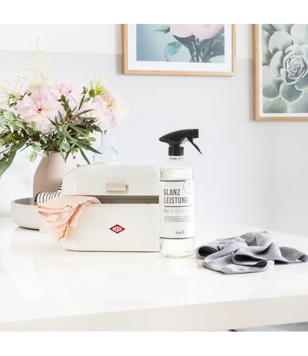 Wesco Boîte à pain WESCO Single Grandy® blanche – boîte à pain compacte pour petites cuisines avec trous d'aération