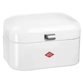 Boîte à pain WESCO Single Grandy® blanche – boîte à pain compacte pour petites cuisines avec trous d'aération