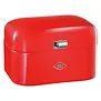 WESCO Single Grandy® broodtrommel rood – compacte retro broodbox met ventilatiegaten
