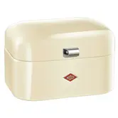 Boîte à pain WESCO Single Grandy® Amande – boîte à pain rétro compacte avec trous d'aération