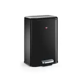 WESCO Cubeboy 12 L mat zwart – compacte pedaalemmer met soft-close