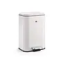 WESCO Cubeboy 12 L Mat wit – compacte pedaalemmer met soft-close