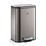 WESCO Cubeboy 20 L Mat grafiet – ruime pedaalemmer met soft-close