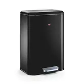 WESCO Cubeboy 2 x 20 L Noir mat – système de tri sélectif avec fermeture en douceur