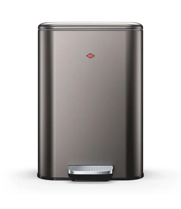 Wesco WESCO Cubeboy 2 x 20 L Mat grafiet – afvalscheidingssysteem met soft-close