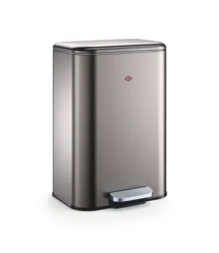 WESCO Cubeboy 2 x 20 L, gris graphite mat