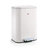 WESCO Cubeboy 2 x 20 L Blanc mat – système de tri sélectif avec fermeture en douceur