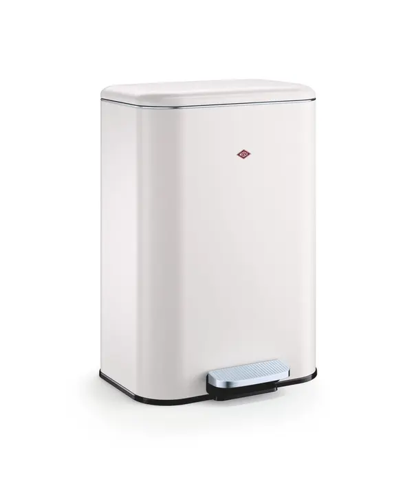 Wesco WESCO Cubeboy 2 x 20 L Blanc mat – système de tri sélectif avec fermeture en douceur