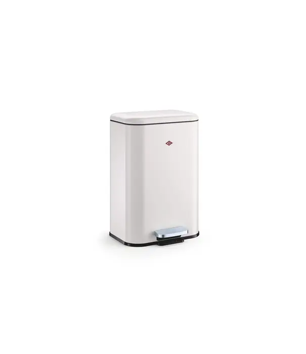 Wesco WESCO Cubeboy 5 L Blanc mat – poubelle compacte à pédale avec fermeture en douceur