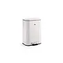 WESCO Cubeboy 5 L Mat wit – compacte pedaalemmer met soft-close