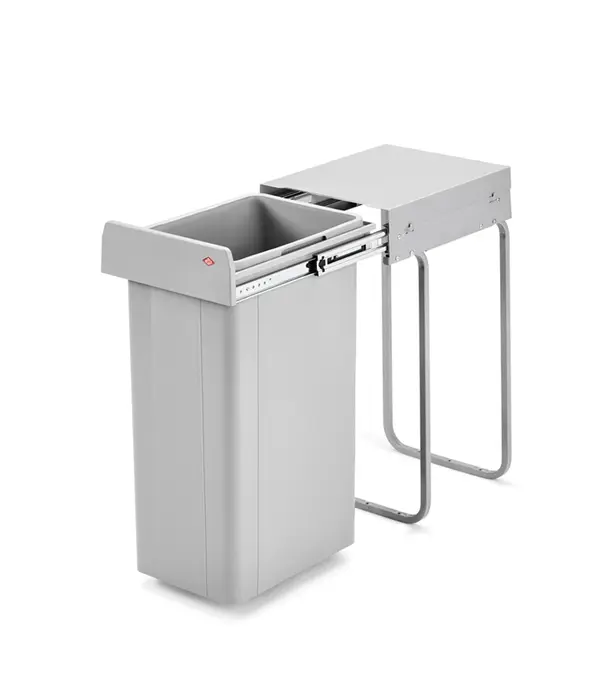Wesco WESCO® Traditionline Single-Boy® 585 K/300-1 Alu grijs – inbouw afvalemmer 32 L
