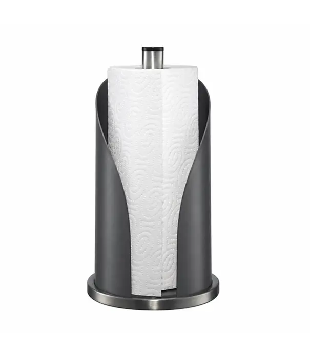 Wesco Ensemble WESCO® Bathboy 3 L, finition graphite mat – poubelle pour produits cosmétiques + porte-rouleau de papier