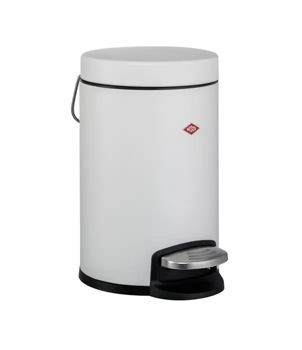 Wesco WESCO® Bathboy 3 L Set Mat wit – cosmetica afvalemmer + papierrolhouder