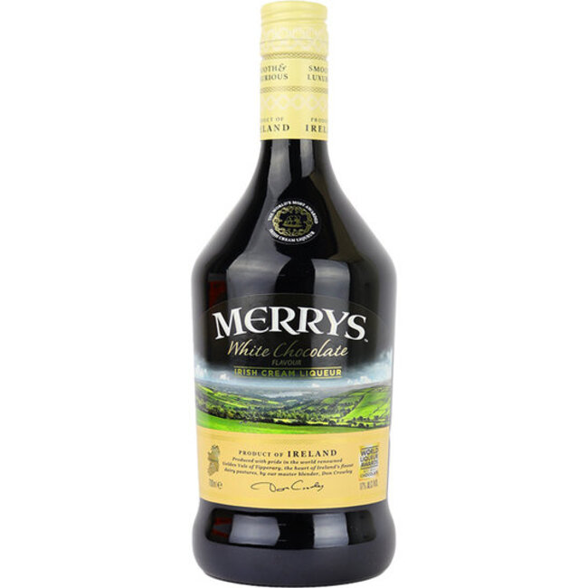 Merrys White Chocolate Irish Cream Liqueur 70cl
