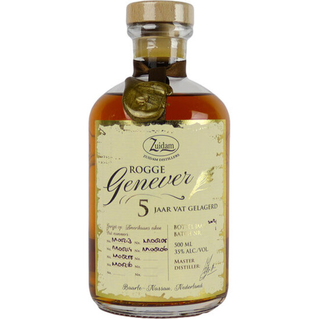 Zuidam Rogge Genever 5 Jaar 50cl