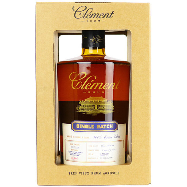 Clement Rhum Canne Bleue Single Batch 50cl