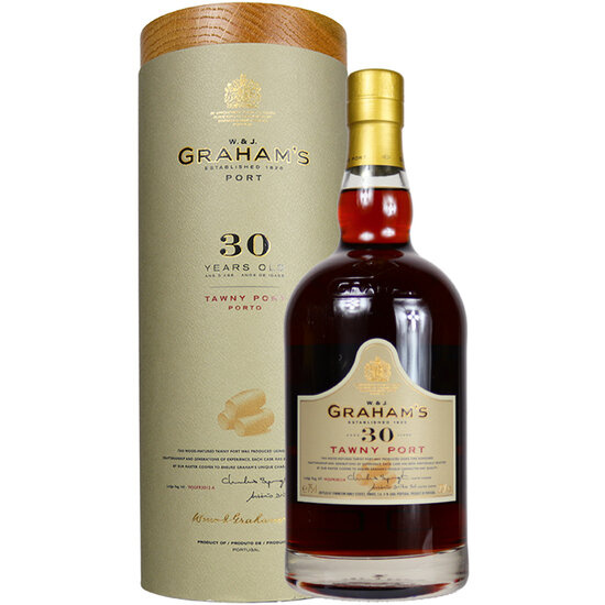 Graham's 30 Year Old Tawny Port In Luxury Leather Gift Tube 75cl