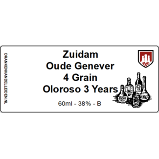 Zuidam Zuidam Oude Genever Special 28 Sample 6cl