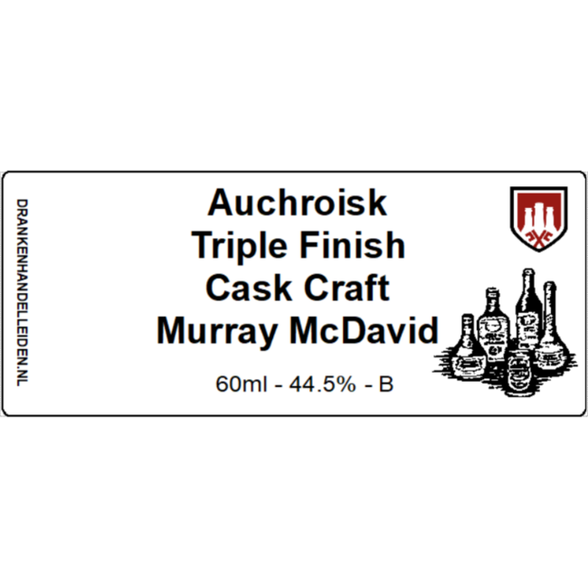 Auchroisk Triple Finish Cask Craft Murray McDavid Sample 6cl