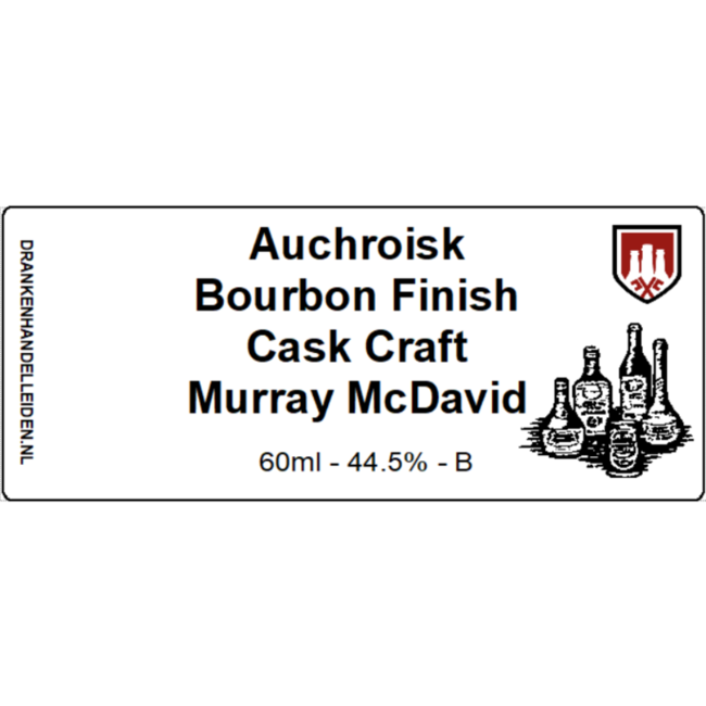 Auchroisk Bourbon Finish Cask Craft Murray McDavid Sample 6cl