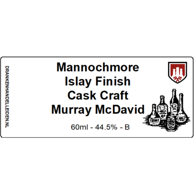 Mannochmore Islay Finish Cask Craft Murray McDavid Sample 6cl