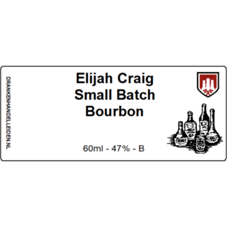 Elijah Craig Elijah Craig Small Batch Sample 6cl