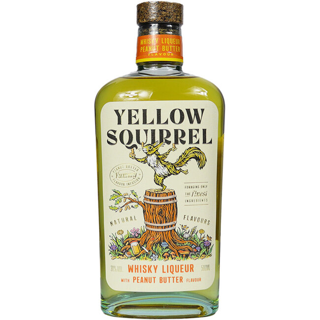 Yellow Squirrel Peanut Butter Whisky Liqueur 50cl