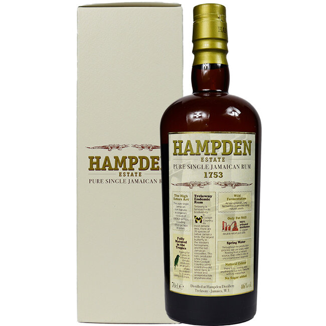 Hampden Estate Pure Single Jamaican Rum 1753 70cl