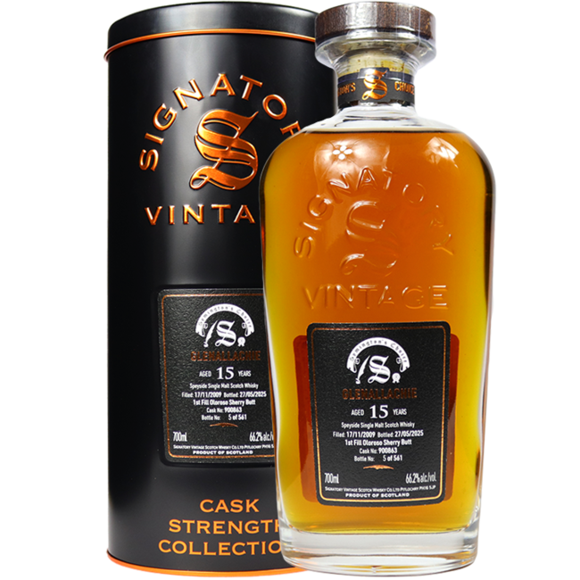 Glenallachie 15 Years Cask Strength Signatory Vintage 70cl