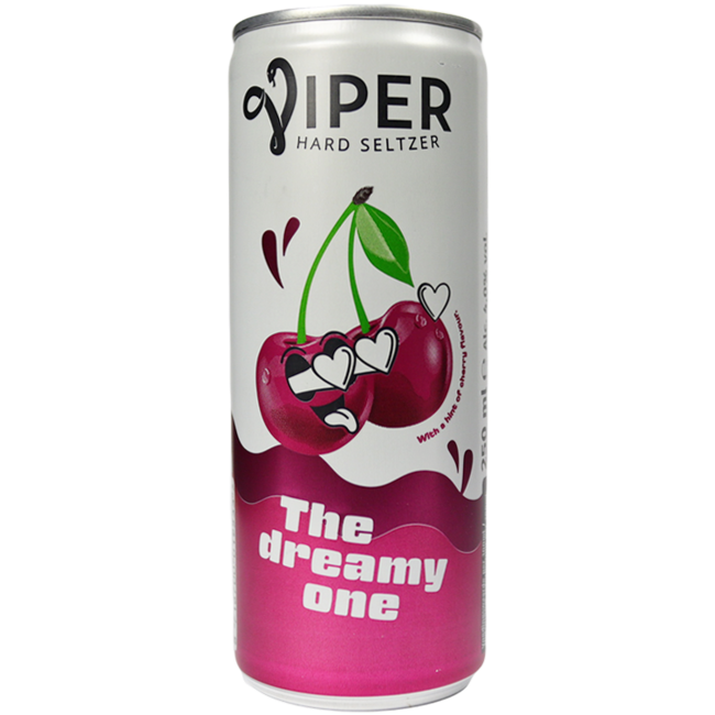 Viper Hard Seltzer Cherry 25cl