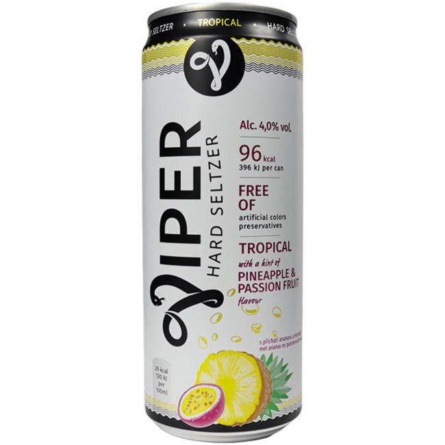 Viper Hard Seltzer Tropical 33cl