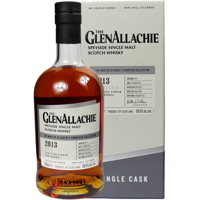 GlenAllachie 12 Years 2013 Single Cask Scottish Virgin Oak 70cl