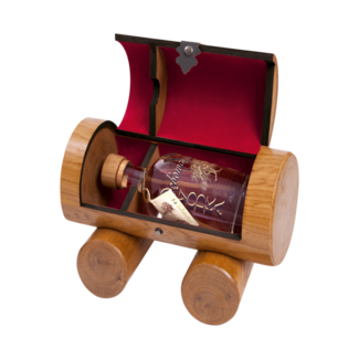 Debowa Debowa Oak Vodka Ronde kist met 2 glazen 70cl