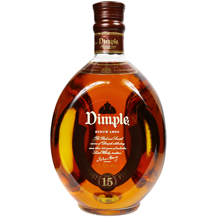 Dimdle Dimple 15 Years Liter | Bestel online - Drankenhandel Leiden