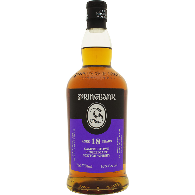ウイスキー SPRINGBANK 18 YEARS 700ml 46% Springbank 18 Years | Bestel online - Drankenhandel Leiden