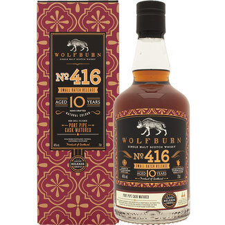Wolfburn Wolfburn 10 Years Port Pipe Cask Matured 70cl