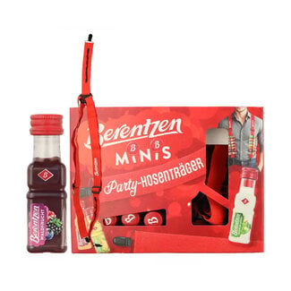 Berentzen Berentzen Mini's met Party-Hosenträger 20x20ml