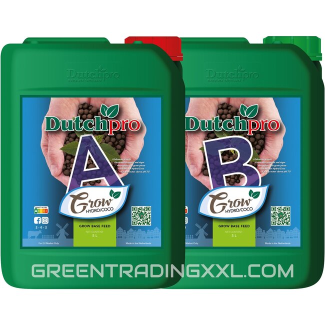 Dutchpro Hydro/Cocos Grow A+B 5 ltr
