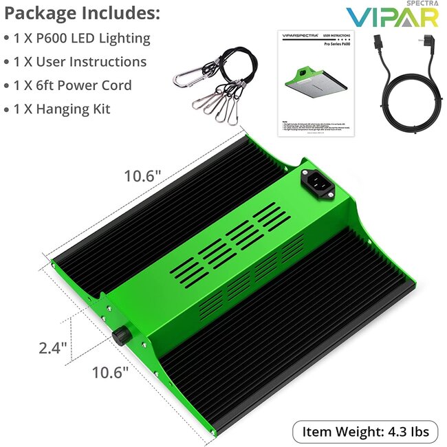 Viparspectra P600 LED 100 Watt