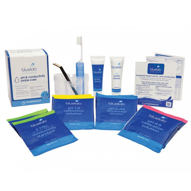 Bluelab pH+EC Schoonmaak- en Calibratie kit