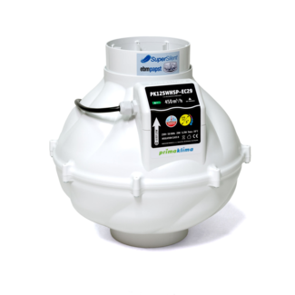 PrimaKlima PrimaKlima Whisperblower EC - Ø125mm - 450m3/u - Niet dimbaar