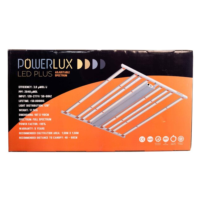 POWERLUX LUMINARIA LED ADJUSTABLE SPECTRUM 780W 3.0