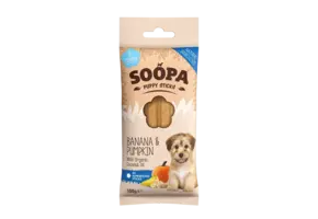 Soopa Banana & Pumpkin Dental Sticks for Puppies