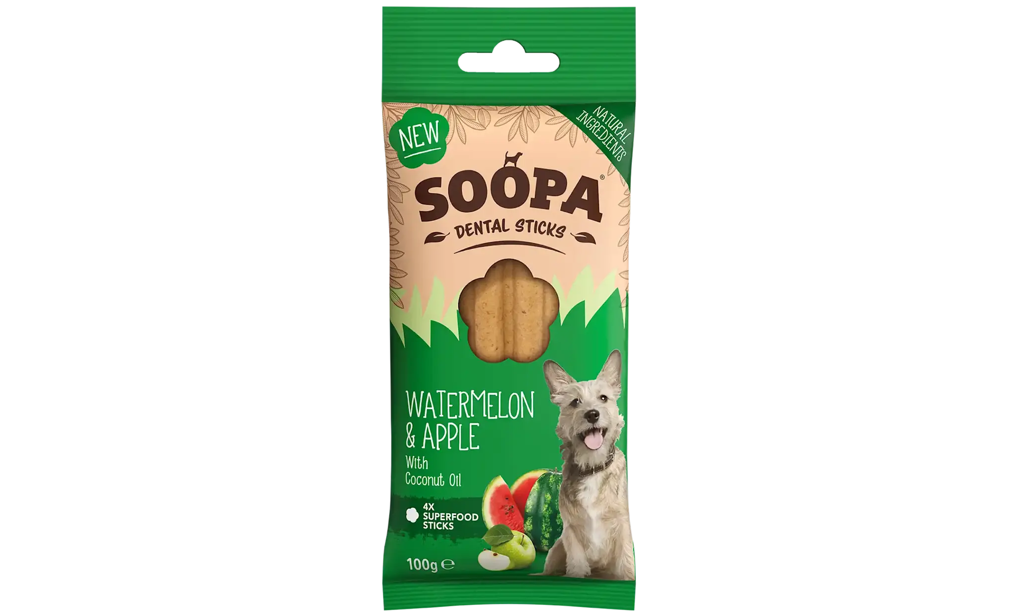 Soopa Watermelon & Apple Dental Sticks