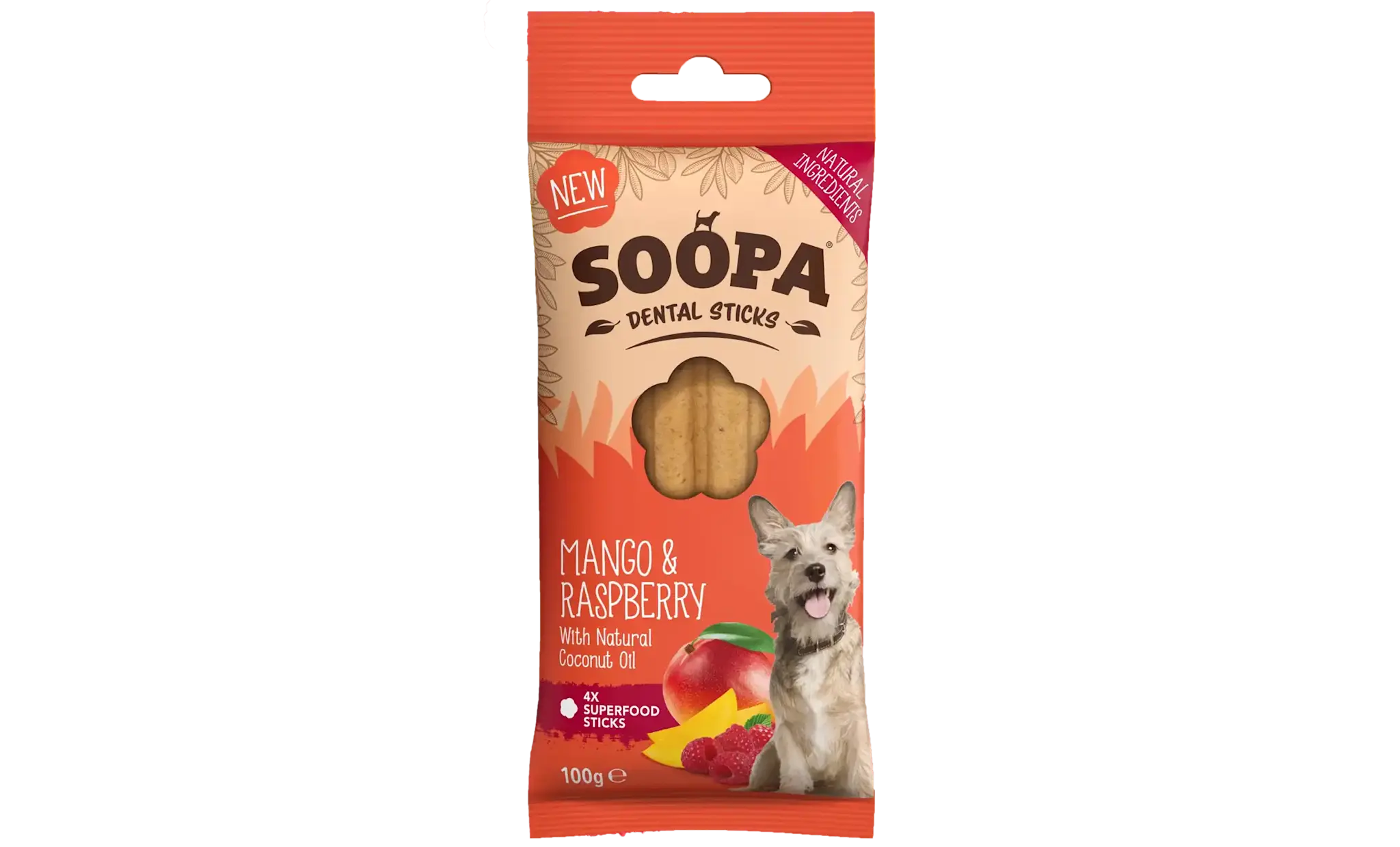 Soopa Mango & Raspberry Dental Sticks