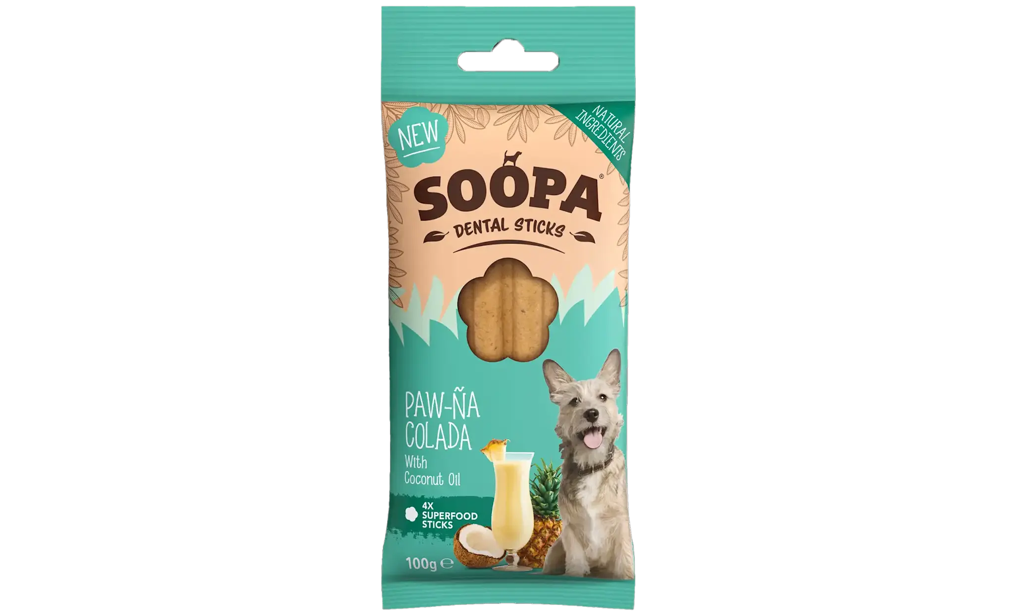 Soopa Paw-Na Colada Dental Sticks