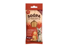 Soopa Gingerbread Biscuit Dental Sticks